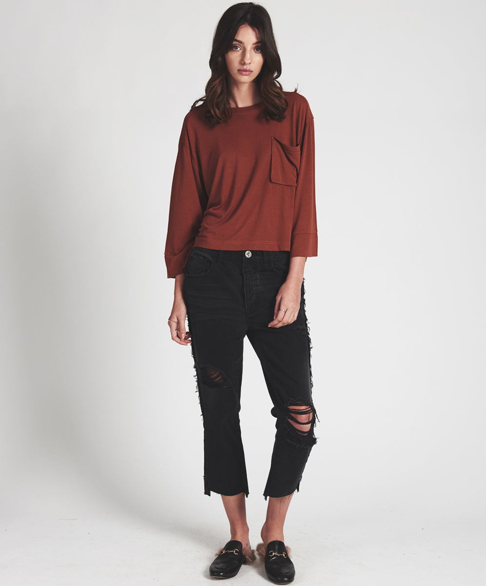 25% Off Sale Hooligans Low Waist Relaxed Straight Leg Denim Jeans - Black Van