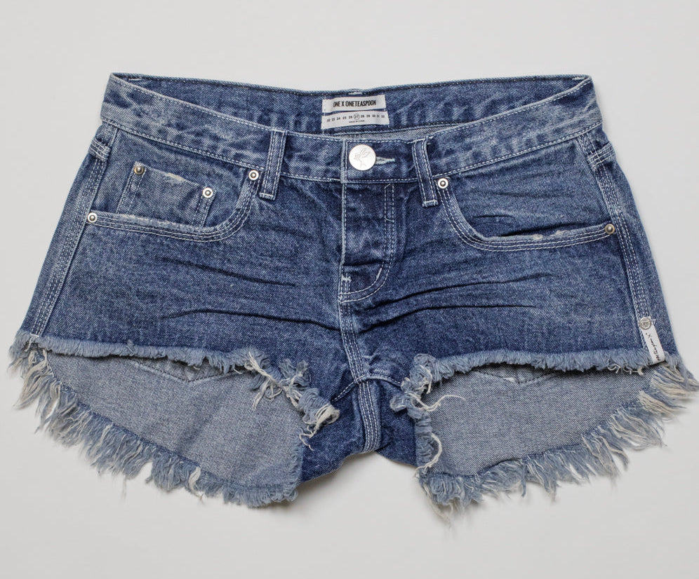 BLUE SOCIETY BONITA LOW WAIST DENIM SHORT