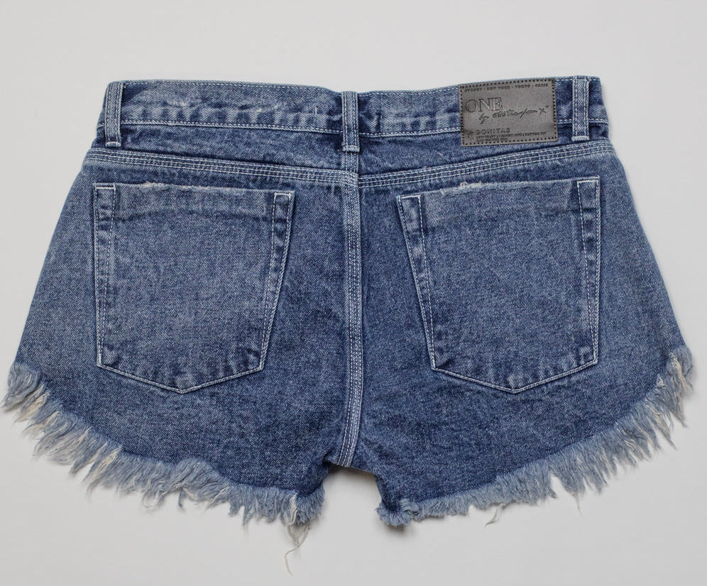 BLUE SOCIETY BONITA LOW WAIST DENIM SHORT