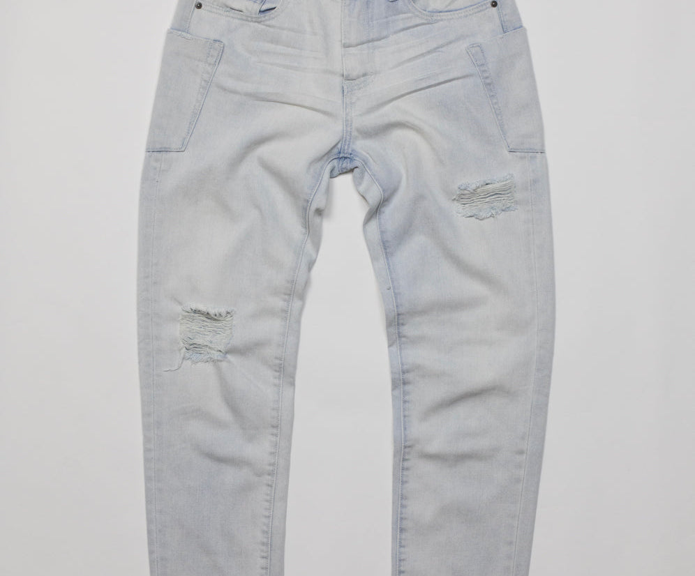 BRANDO AWESOME BAGGIES HIGH WAIST STRAIGHT LEG JEANS