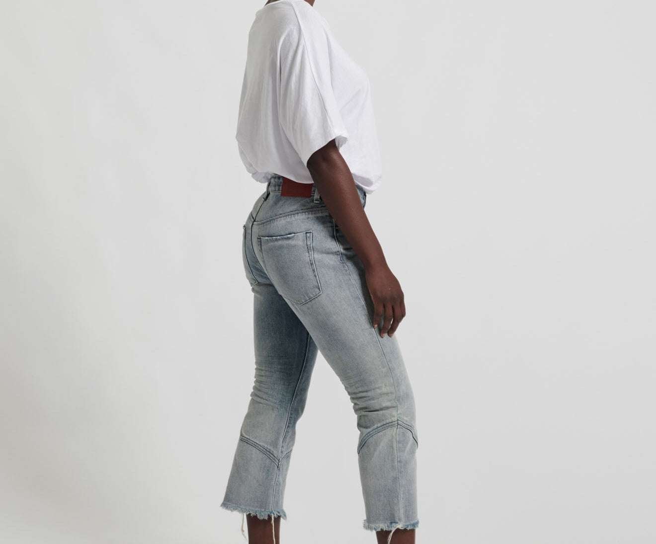 Kicks Low Waist Kick Flared Denim Jeans - Blue Storm