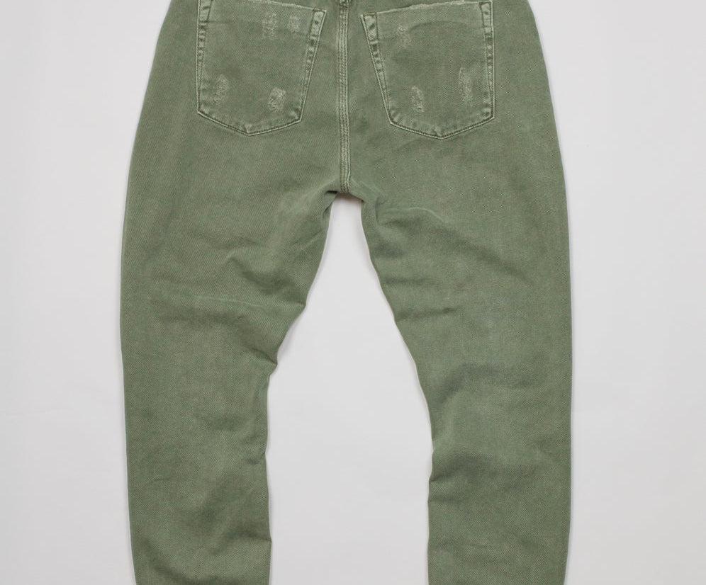 SUPER KHAKI HIGH WAIST FREEBIRDS SKINNY PANT