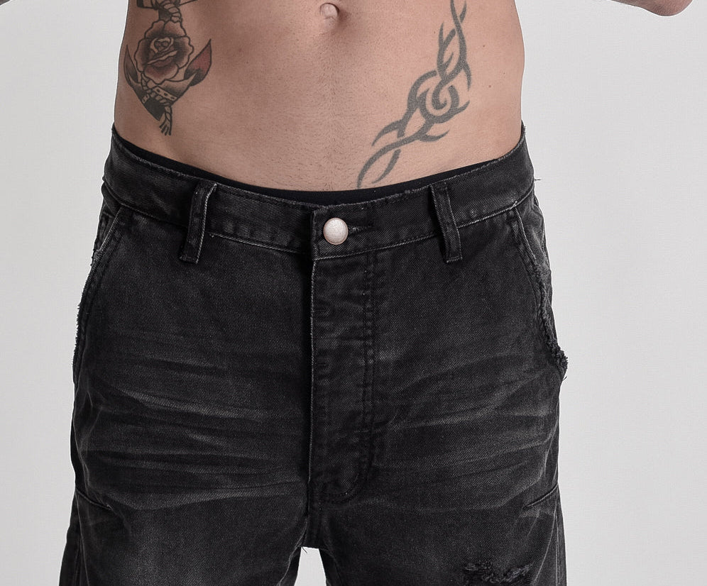 BLACK ANCHOR MR BROWNS DENIM JEANS