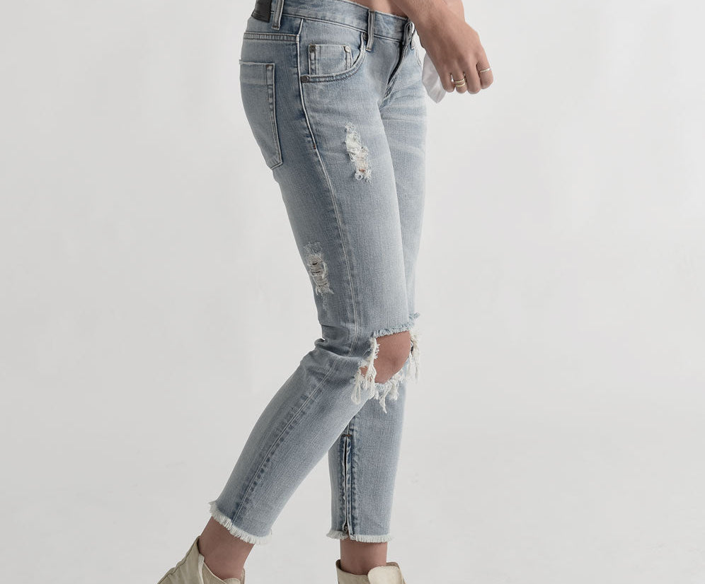 Freebirds Low Waist Rigid Skinny Denim Jeans - Hendrixe