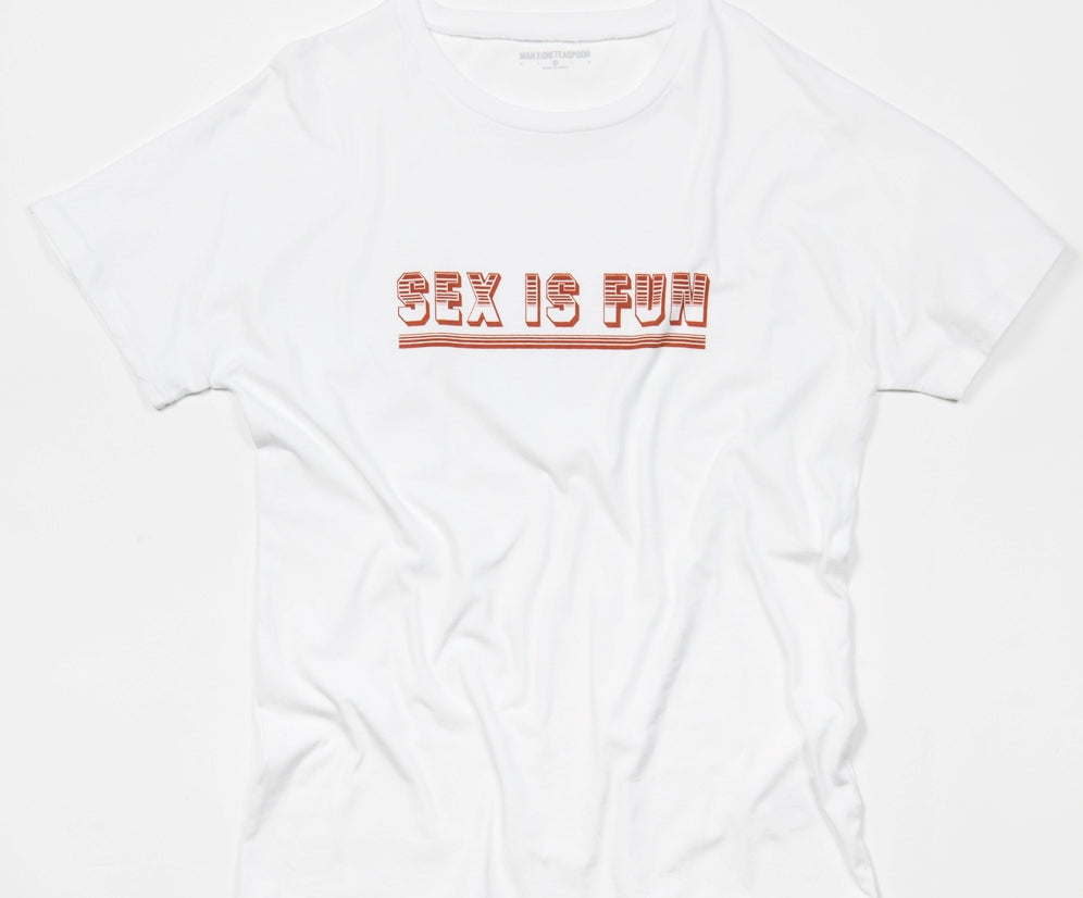 SEX IS FUN TEE WHITE