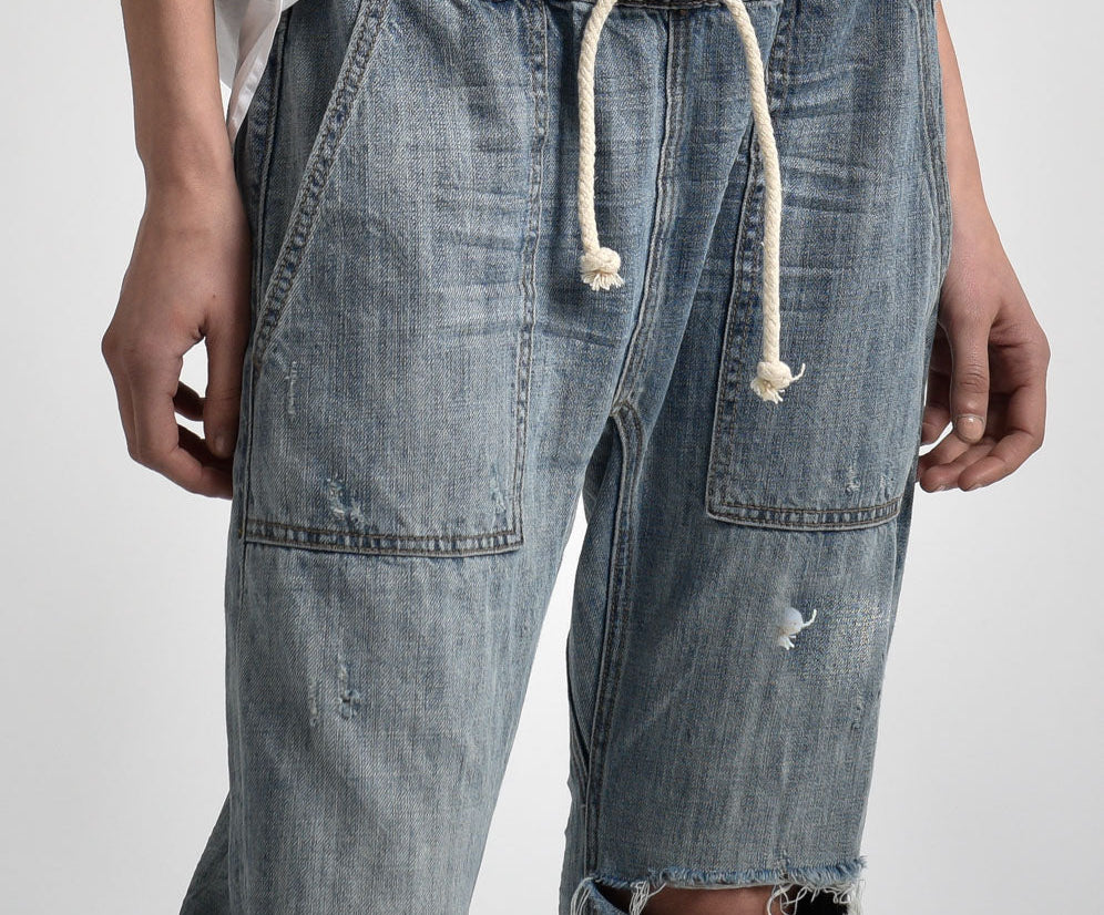 STORM BUOY SHABBIES DRAWSTRING BOYFRIEND JEAN