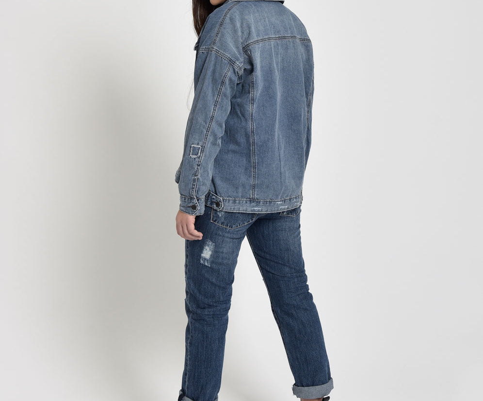 KIDS ALL START DENIM JACKET