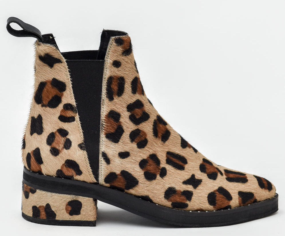 LEOPARD CHELSEA BOOT