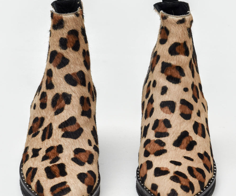 LEOPARD CHELSEA BOOT