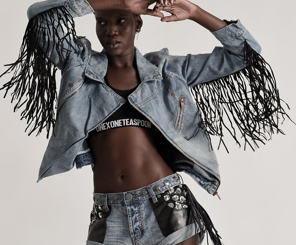Bandits Low Waist Denim Shorts - Hartland Blue