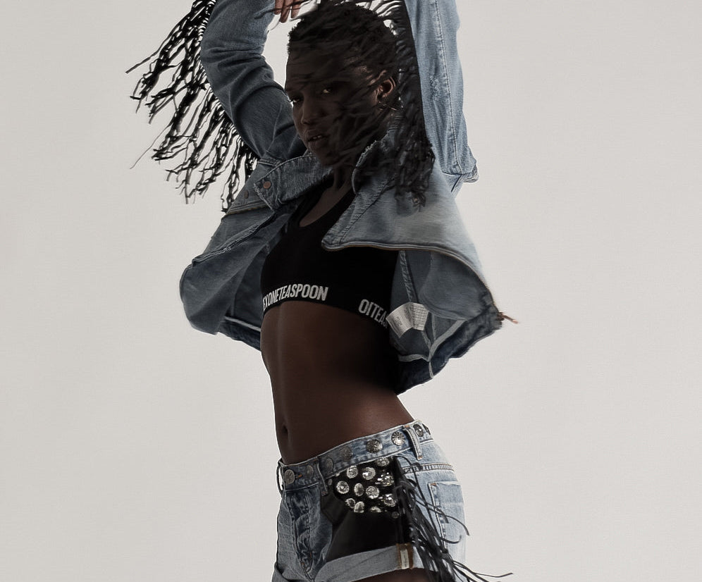 Bandits Low Waist Denim Shorts - Hartland Blue