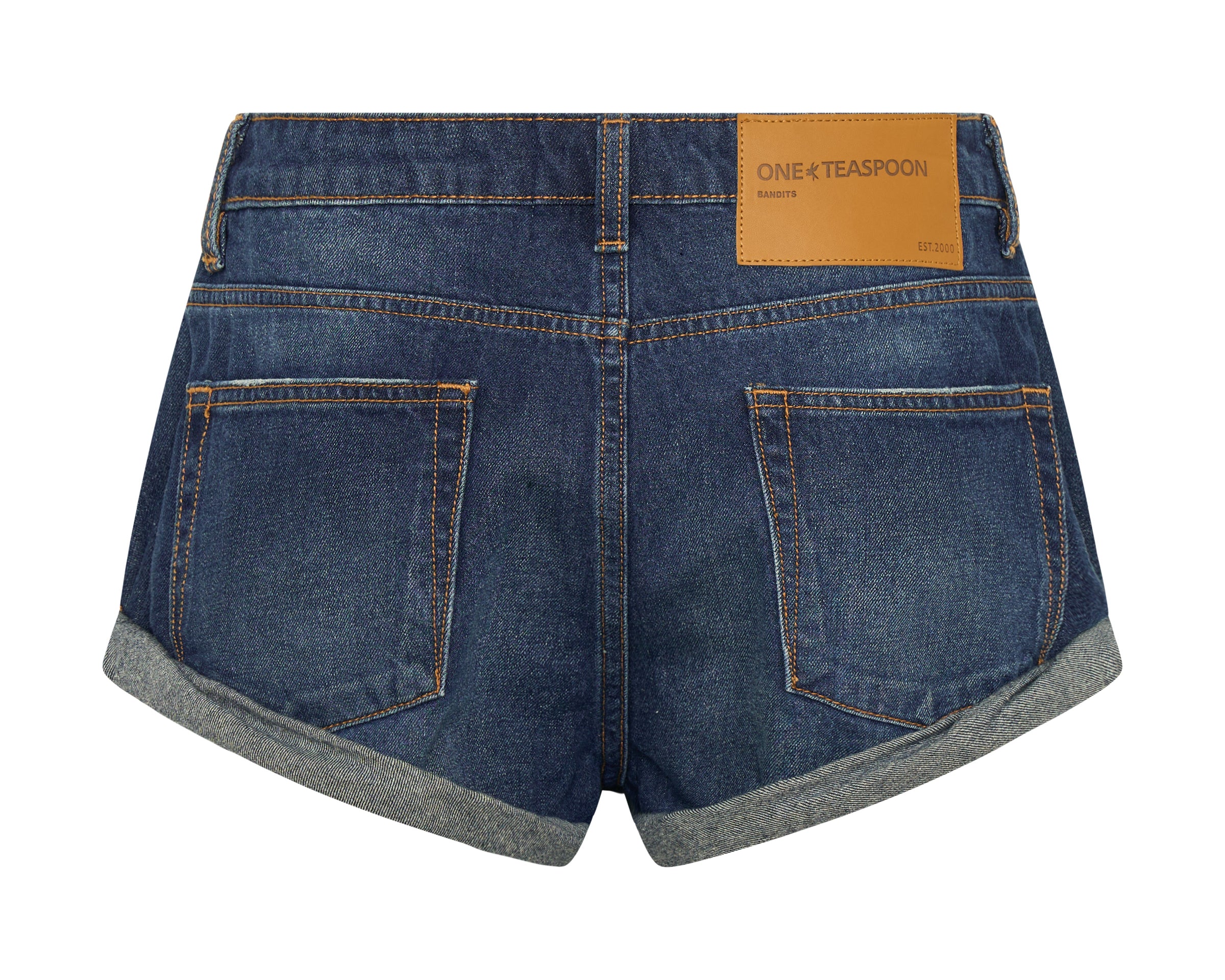 Bandits Low Waist Denim Shorts - Blue Moon