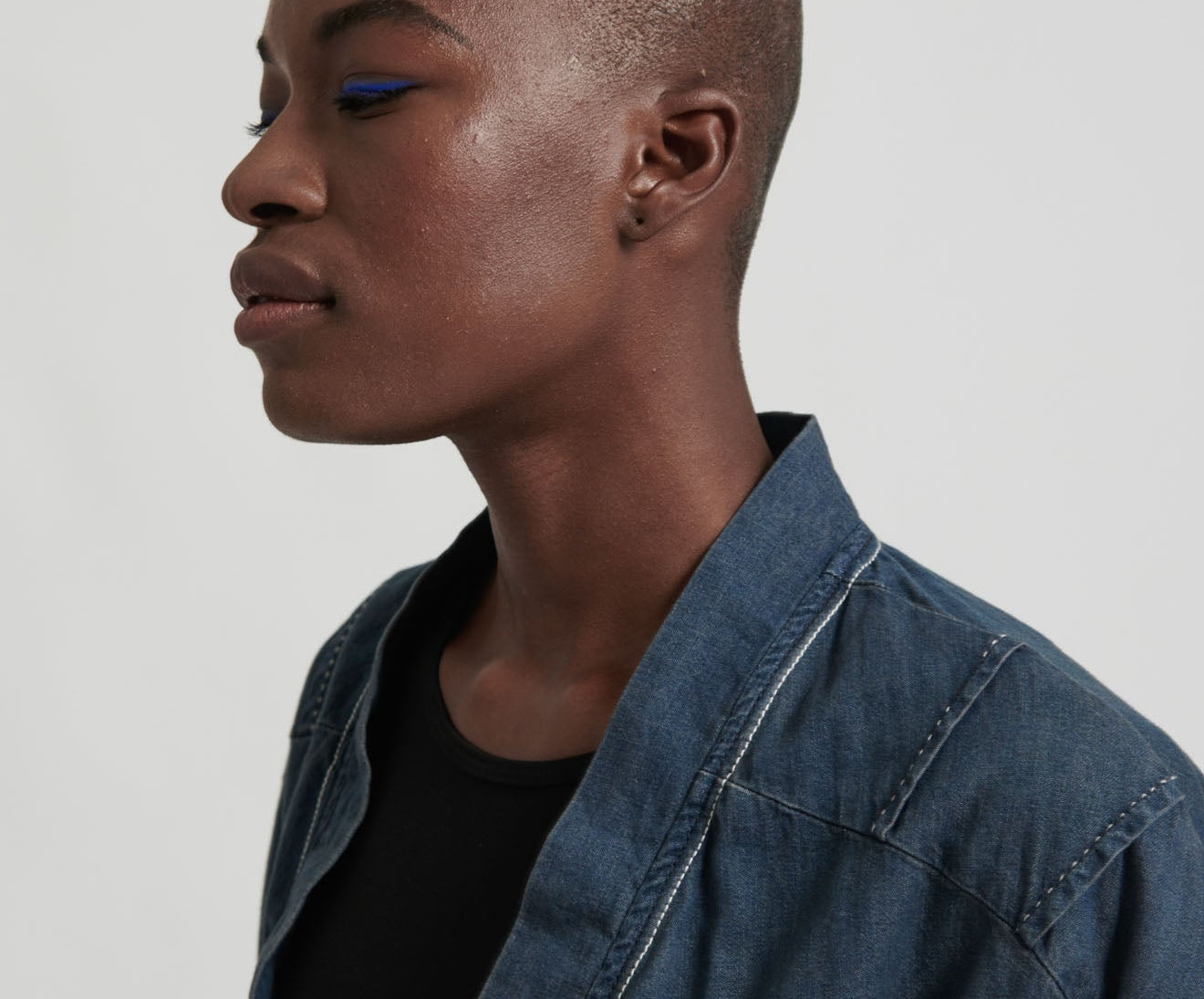 MIDNIGHT DENIM ROBE