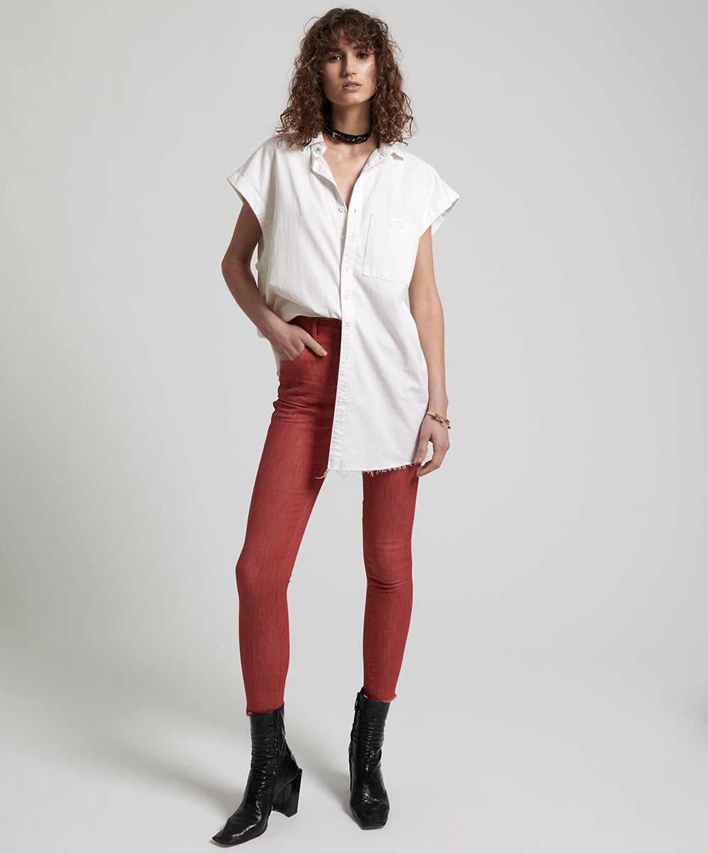 Products VIONA RED FREEBIRDS II SUPER HIGH WAIST SKINNY JEANS