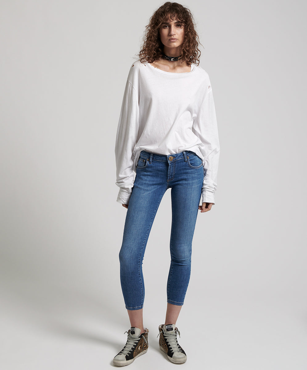 Products BLUE CASH FREEBIRDS II LOW WAIST SKINNY JEAN