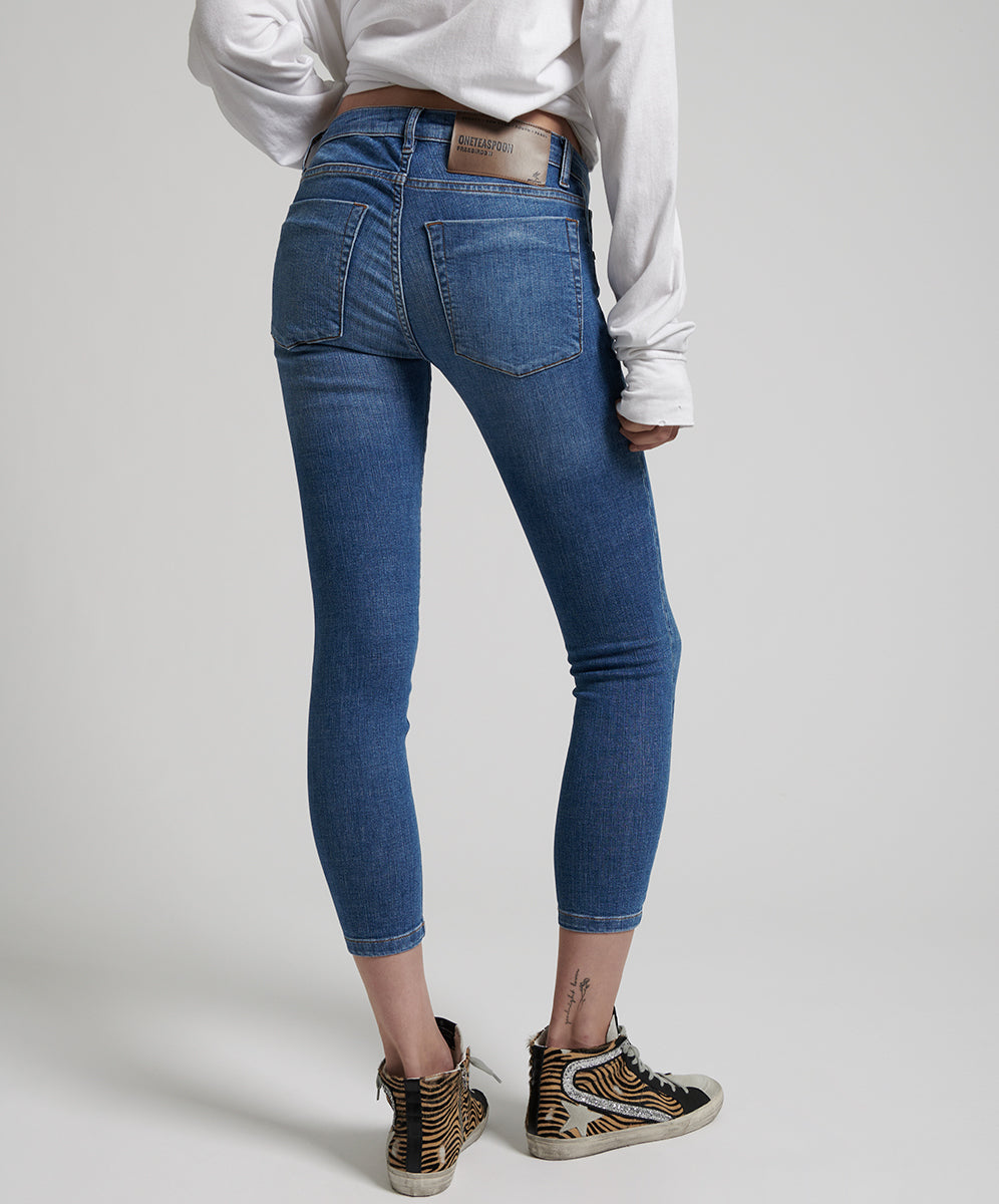 Products BLUE CASH FREEBIRDS II LOW WAIST SKINNY JEAN