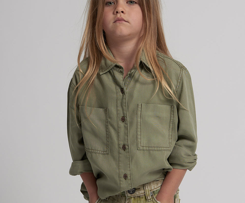 KIDS KHAKI SOHO SHIRT