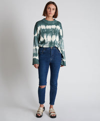 Freebirds Ii High Waist Stretch Skinny Denim Jeans - Miami Blue