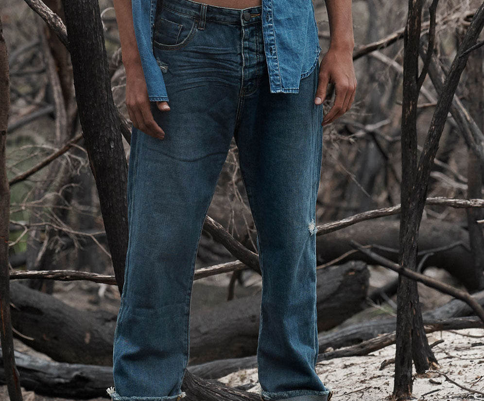 DIRTY INDIGO MR BANDITS RELAXED JEAN