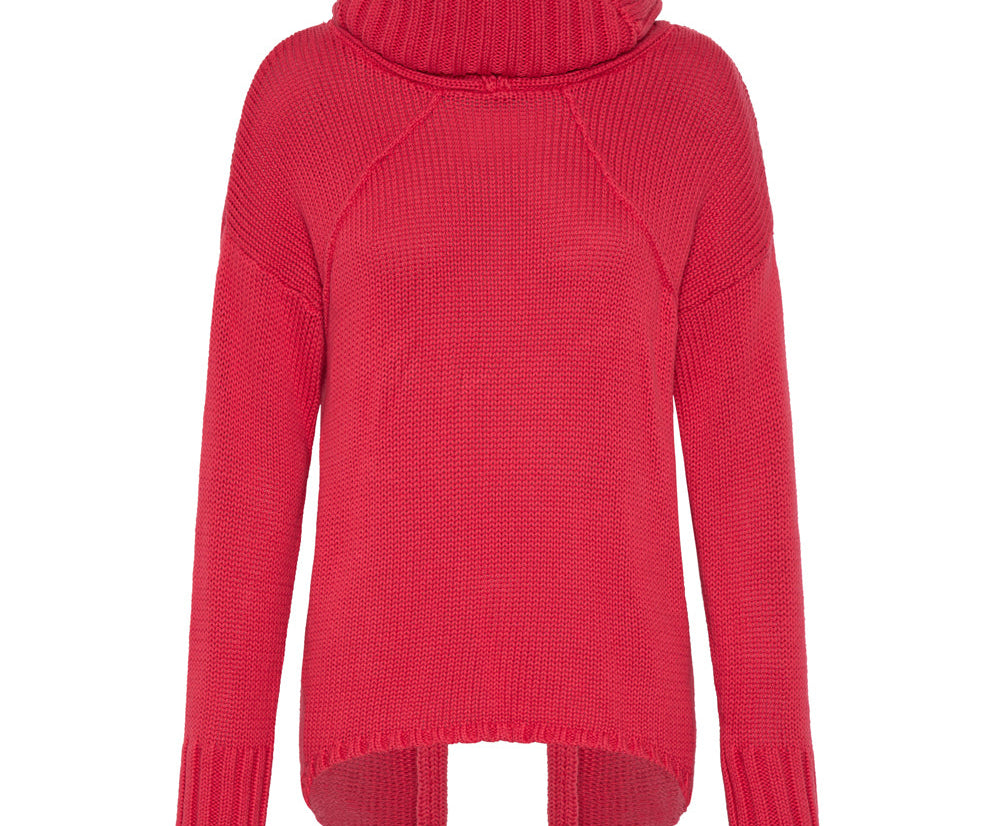 THICK PURE ROLL NECK SWEATER