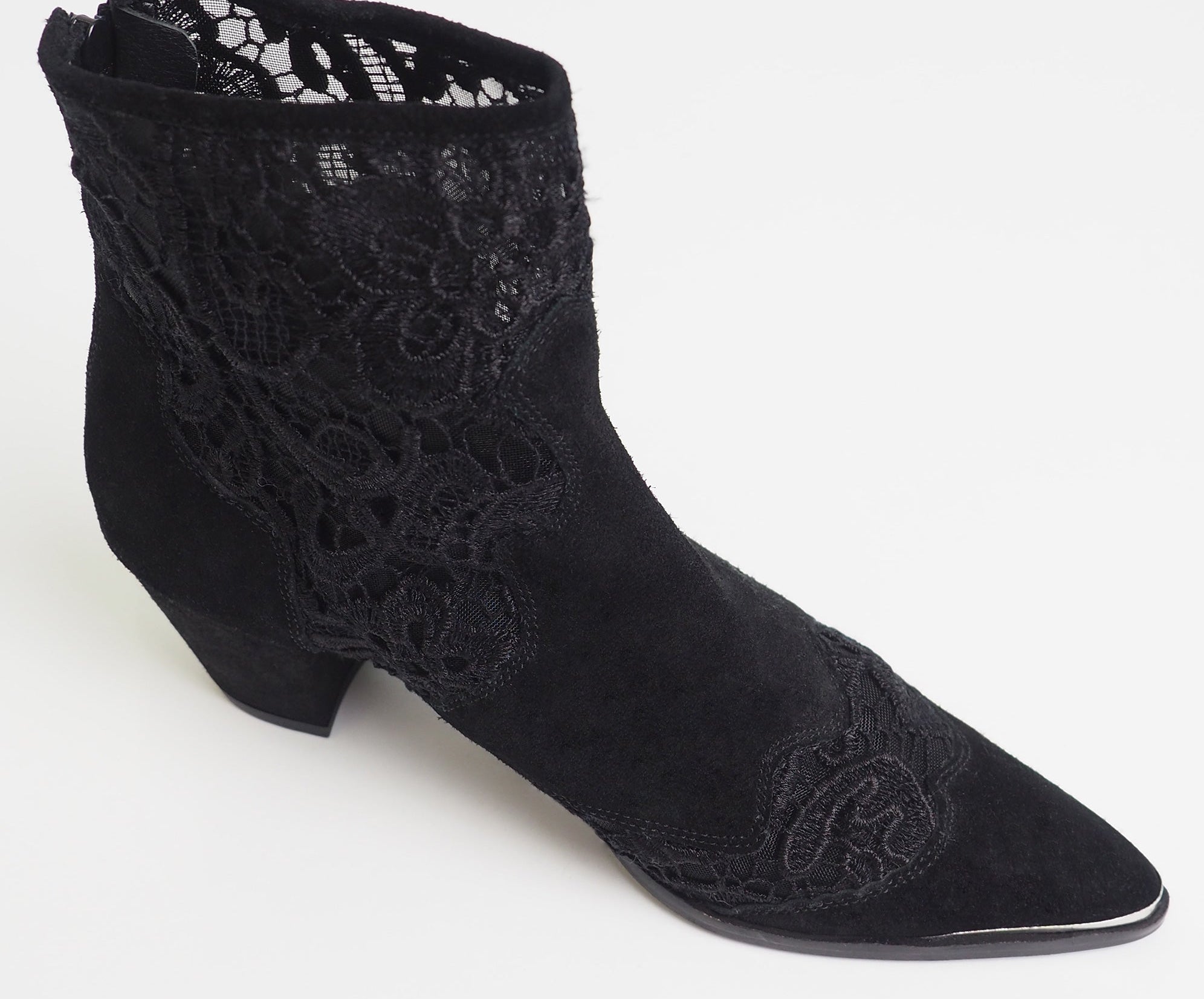 BLACK LACE SANDERSON BOOT