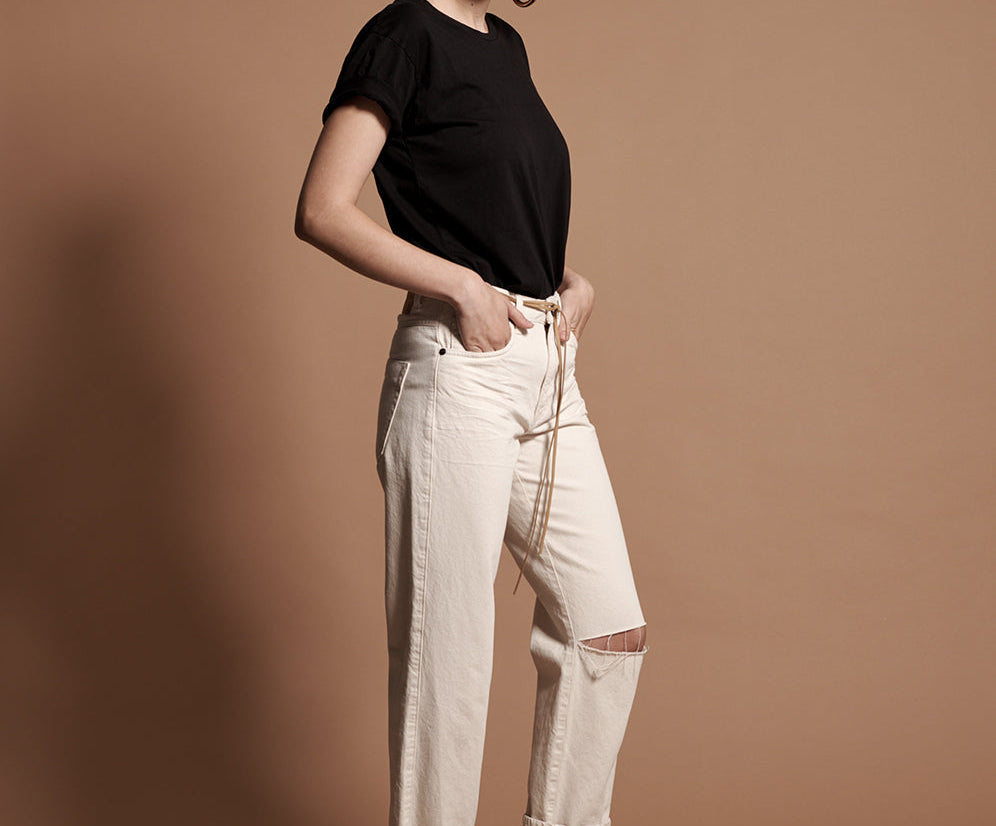 Trucker Jean in Cream Trucker Jean in Cream