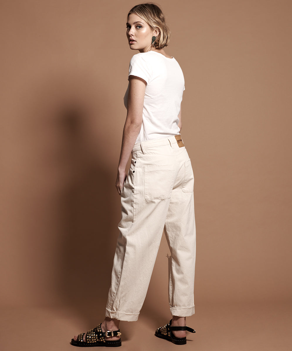 Products NASHVILLE CREAM SMITHS LOW WAIST WIDE LEG JEAN
