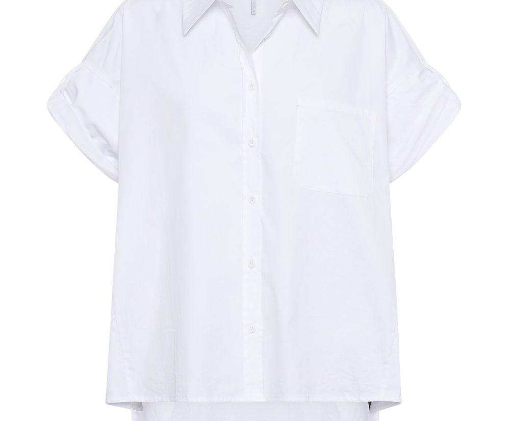 WHITE KINGS ROAD COTTON SHIRT