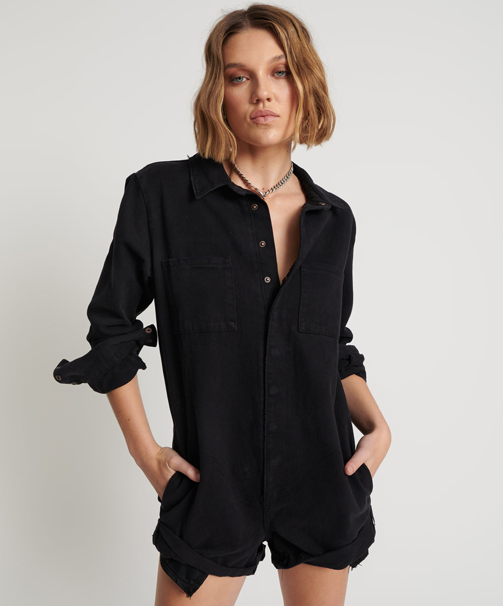 新品未使用　ONETEASPOON ブラック オールインワン レディース Prophecy Jumpsuit - Black | One Teaspoon USA