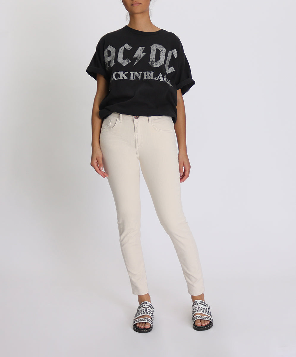 Products Freebirds Ii High Waist Stretch Skinny Denim Jeans - Nashville Cream
