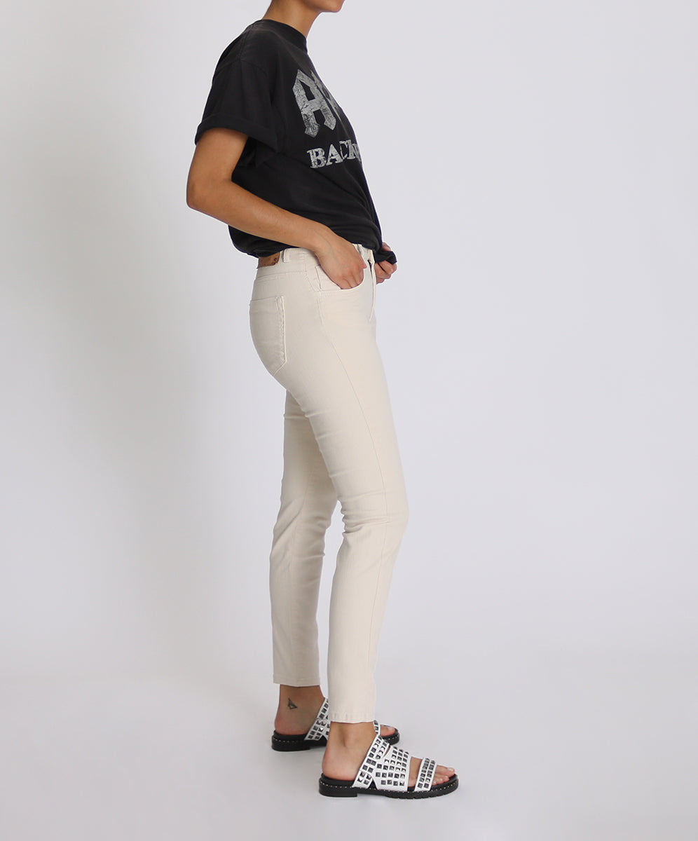 Products Freebirds Ii High Waist Stretch Skinny Denim Jeans - Nashville Cream