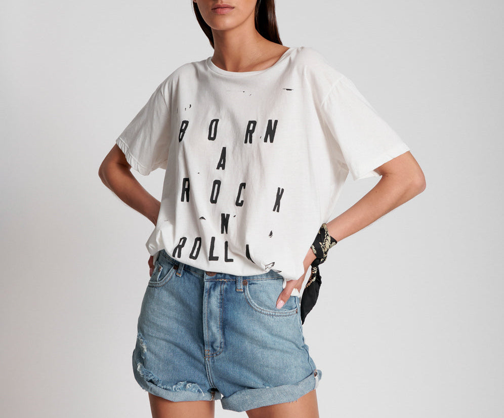 Bandits High Waist Denim Shorts - Pacifica Blue