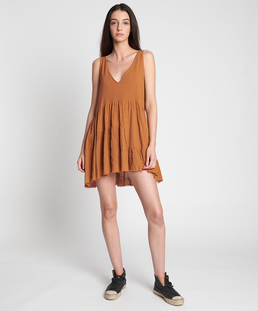 Products TOBACCO MUSLIN PINKIE DRESS