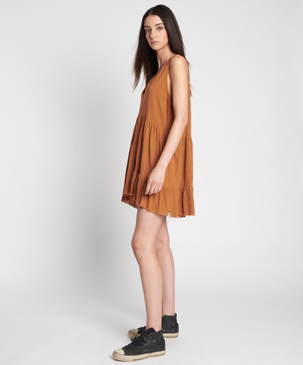 Products TOBACCO MUSLIN PINKIE DRESS