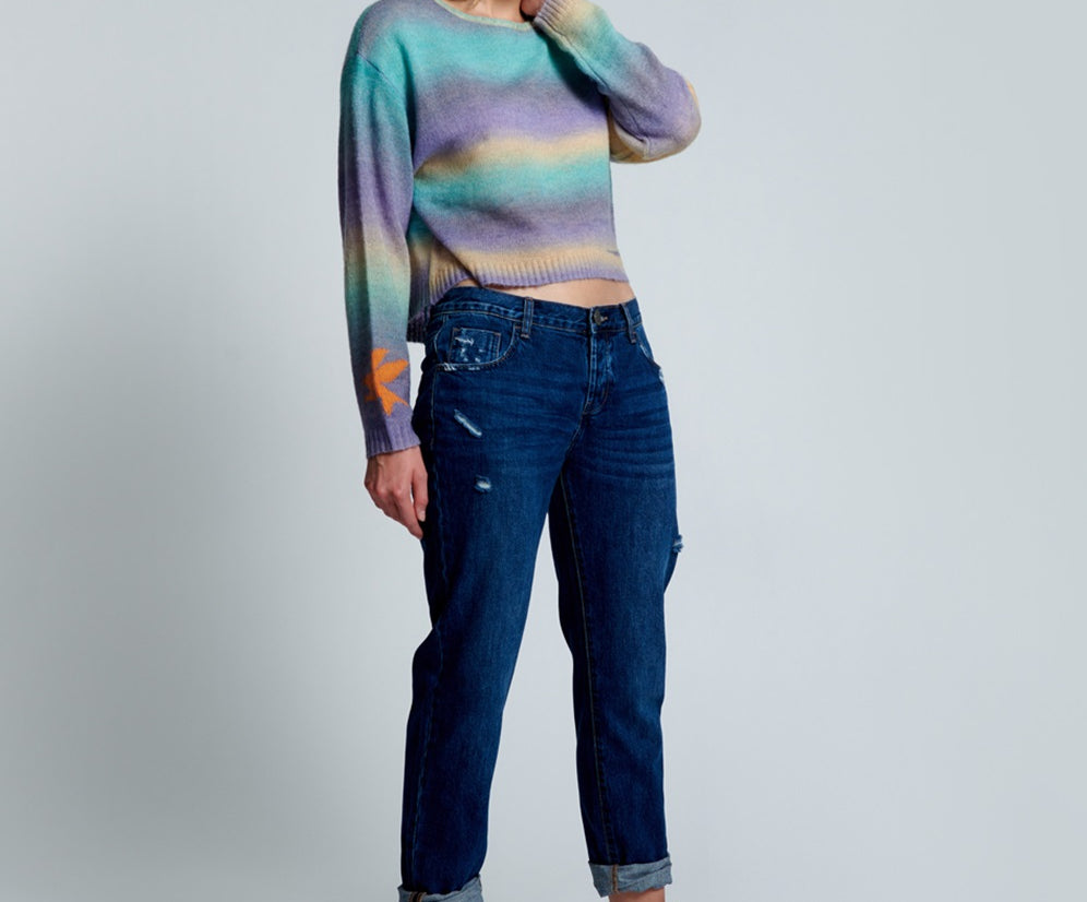 DAKOTA AWESOME BAGGIES STRAIGHT LEG JEANS