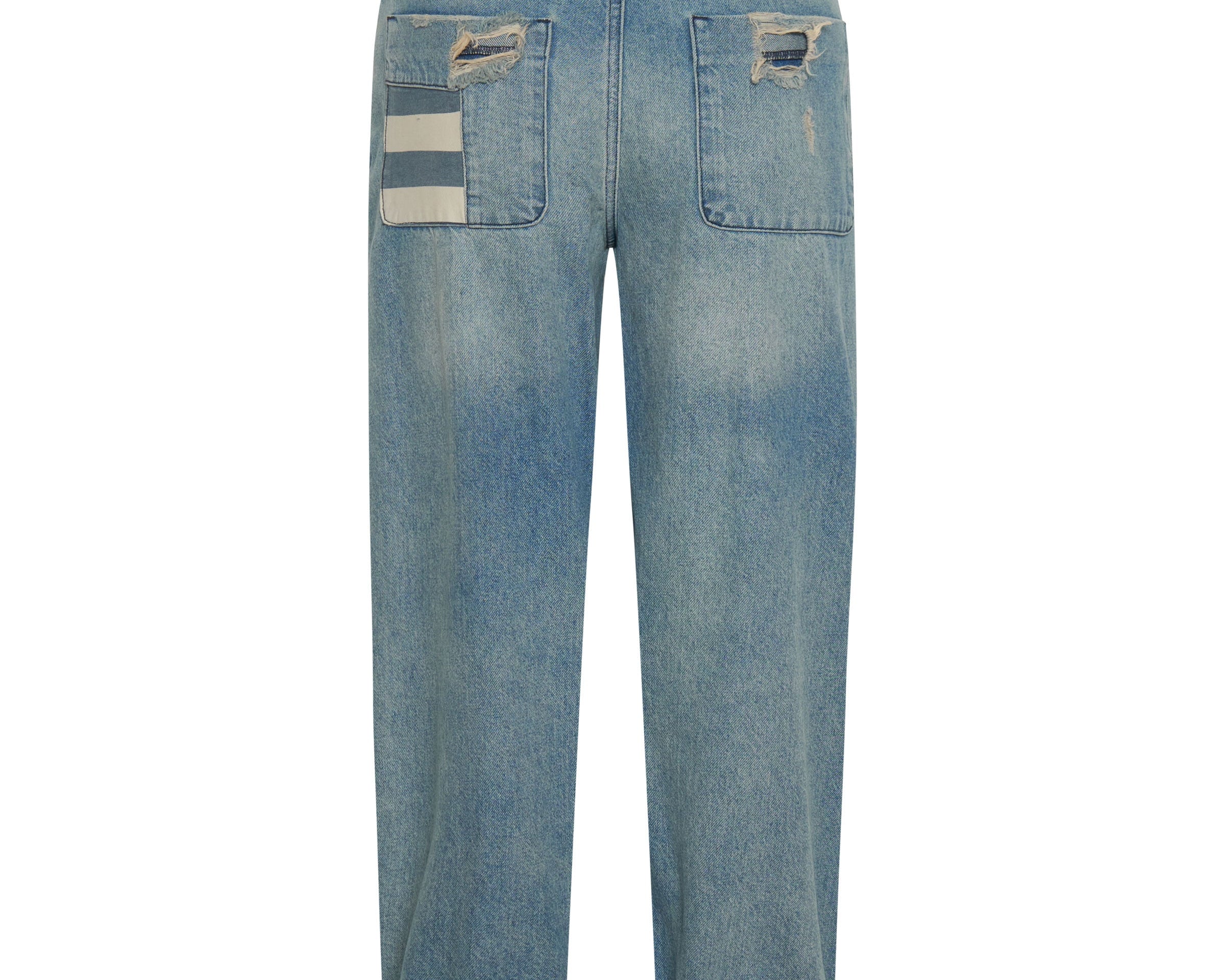 Smiths Low Waist Wide Leg Denim Jeans - Federal