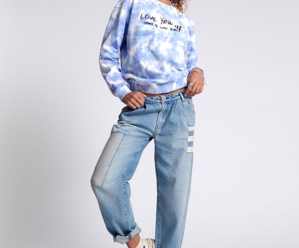 Smiths Low Waist Wide Leg Denim Jeans - Federal