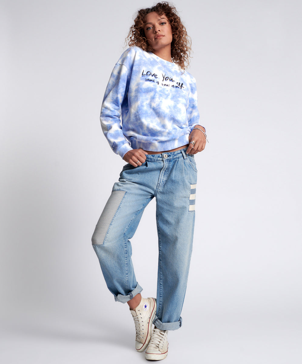 Products Smiths Low Waist Wide Leg Denim Jeans - Federal