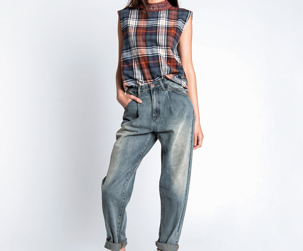 MEMPHIS SMITHS HIGH WAIST TROUSER JEAN