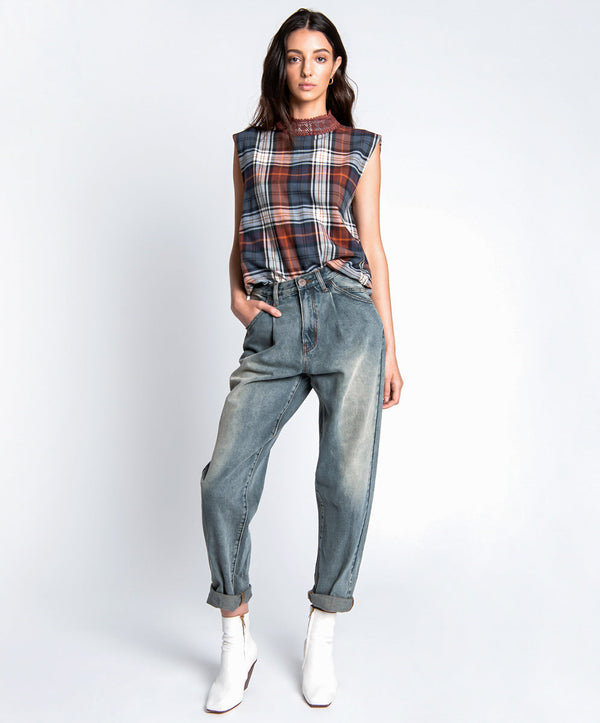 MEMPHIS SMITHS HIGH WAIST TROUSER JEAN