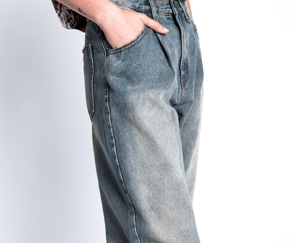 MEMPHIS SMITHS HIGH WAIST TROUSER JEAN