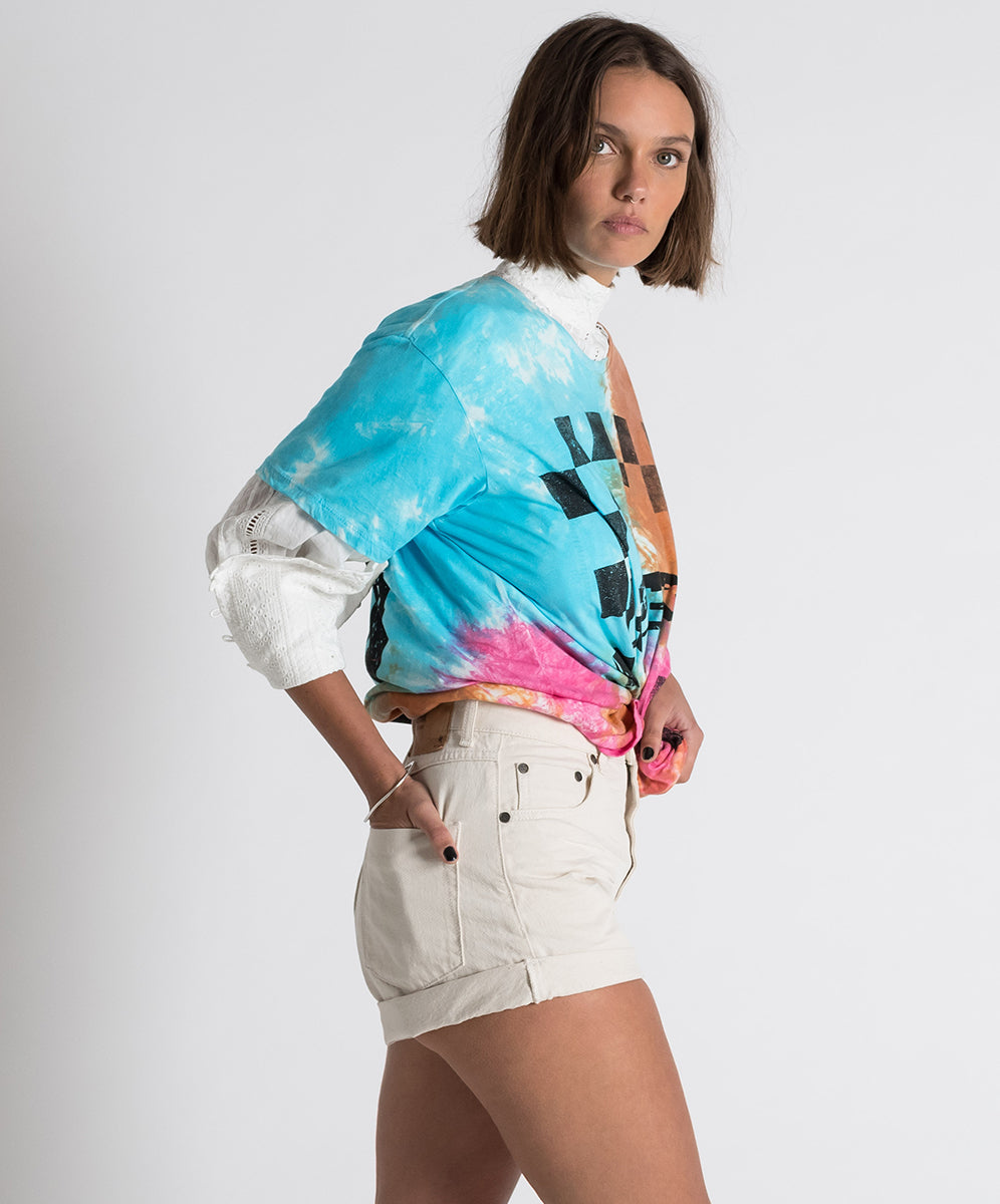 Sale Bandits High Waist Denim Shorts - Nashville Cream
