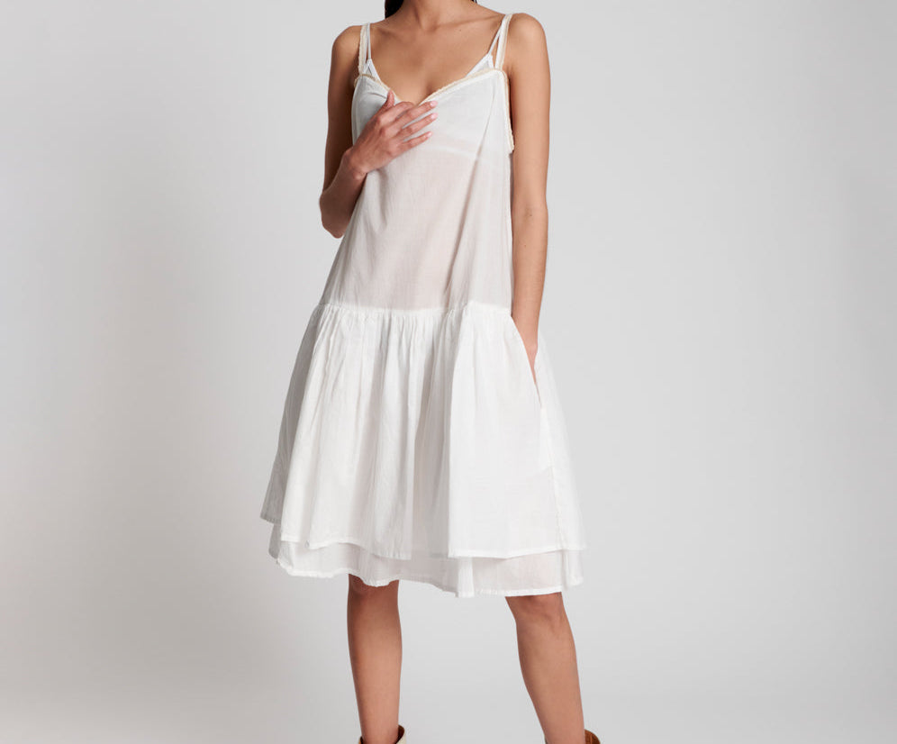 VOILE FRENCH FANTAISIE SLIP DRESS