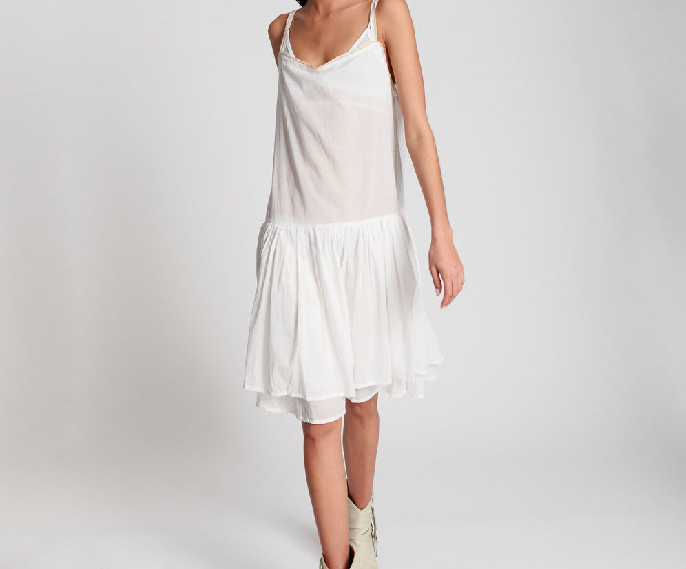 VOILE FRENCH FANTAISIE SLIP DRESS
