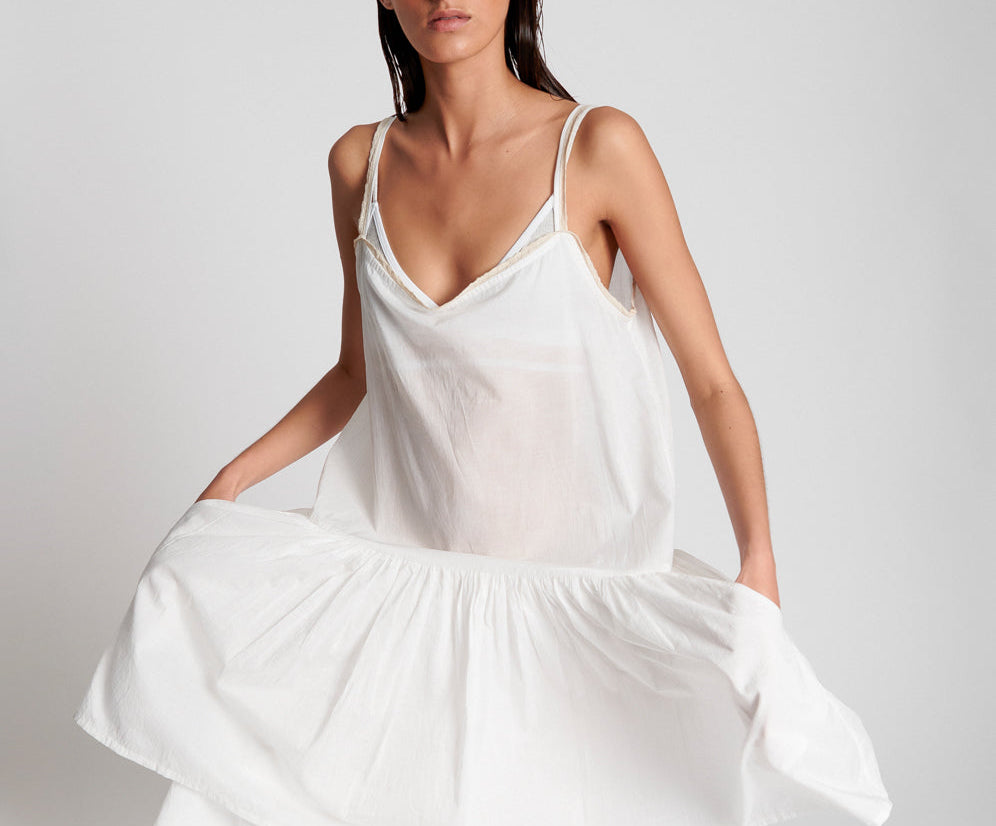 VOILE FRENCH FANTAISIE SLIP DRESS