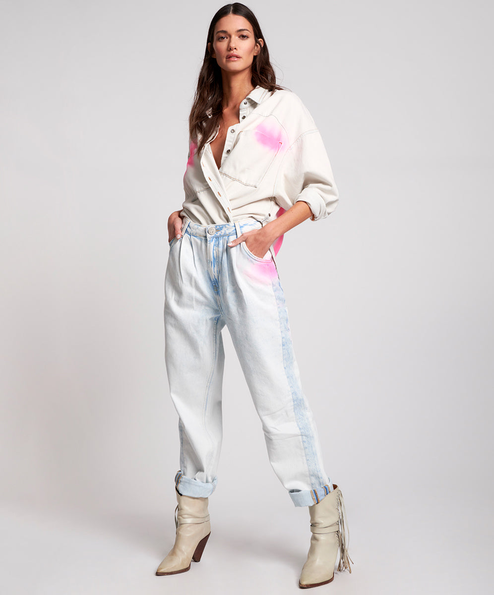 Products Smiths High Waist Wide Leg Denim Jeans - Classic