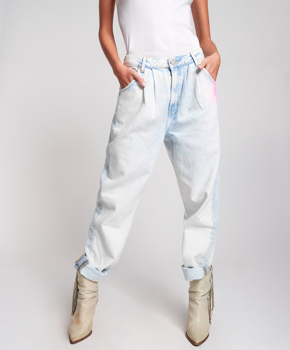 Products Smiths High Waist Wide Leg Denim Jeans - Classic