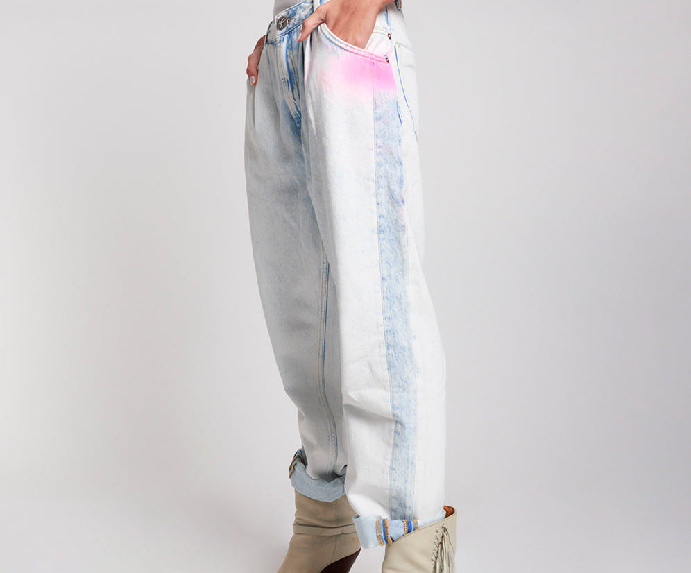 Smiths High Waist Wide Leg Denim Jeans - Classic
