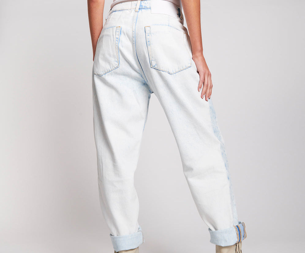 Smiths High Waist Wide Leg Denim Jeans - Classic