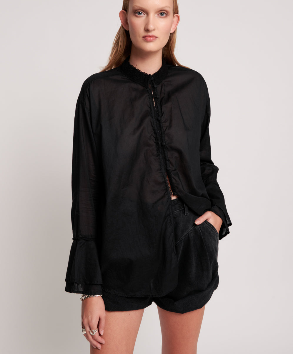 Products BLACK VOILE FANTASIE SHIRT